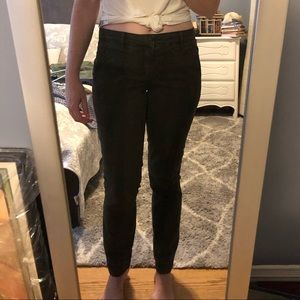 BDG hunter green twill pants size 27” waist